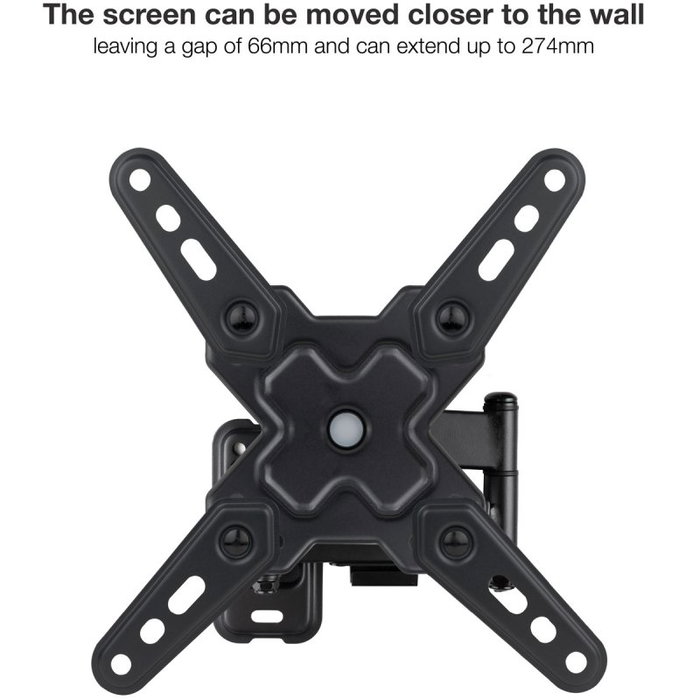 Tooq Soporte de Pared Articulado LP1344TN-B para Pantallas 13-43 pulgadas
